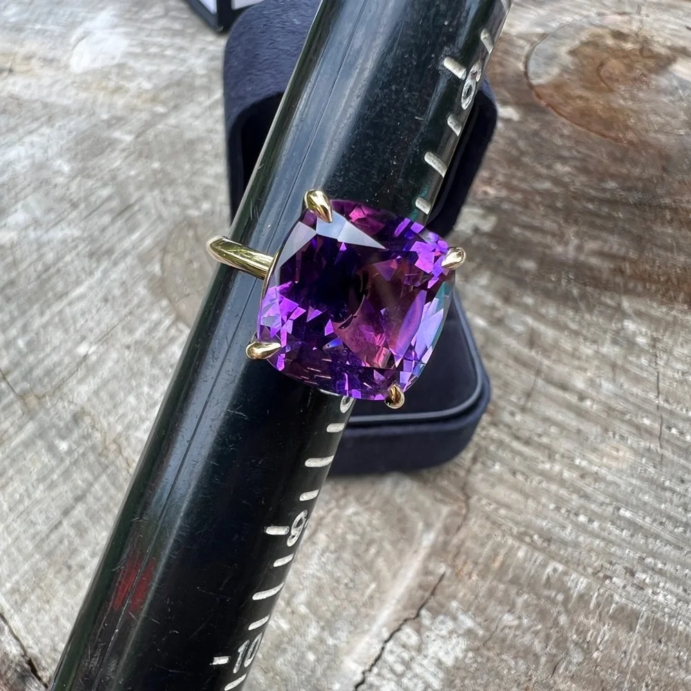 Tiffany & Co. amethyst sparkler ring